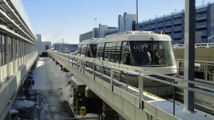 ミネアポリス空港内の電車